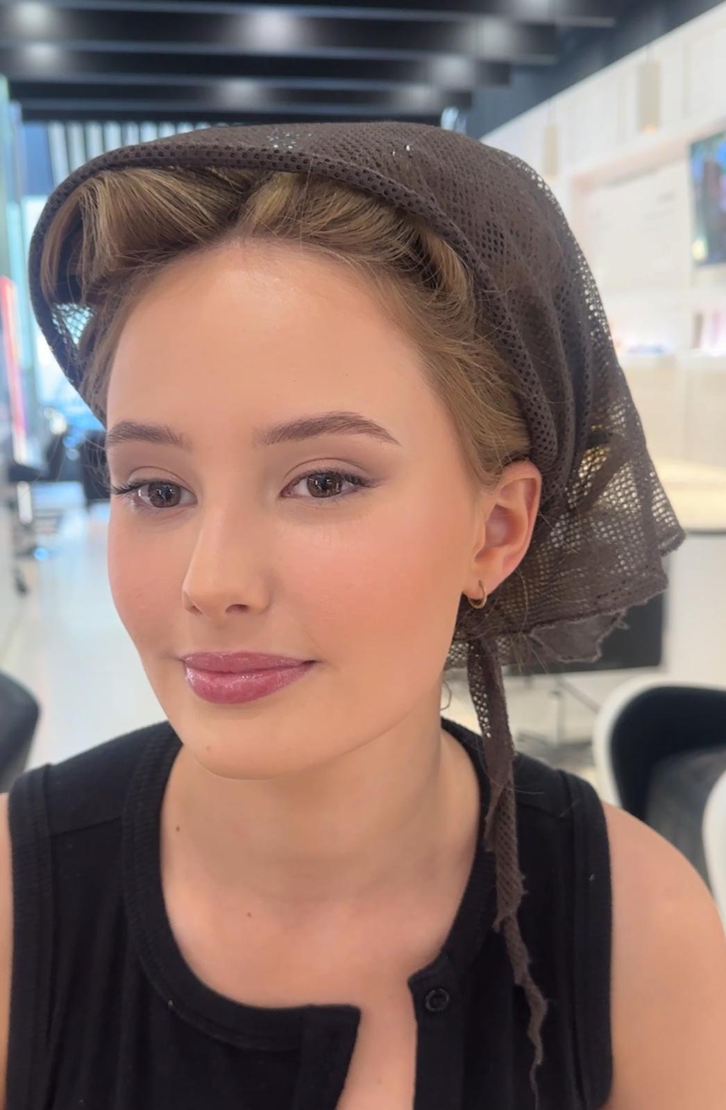 Silk Theory eye shadow look by Amber Linane, makeup artist Queensland